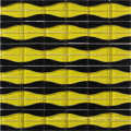 Diseños de mosaico de cristal negro y amarillo